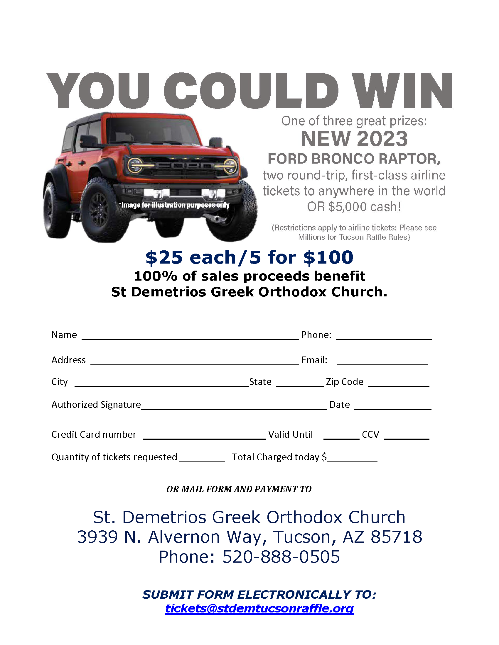 St Demetrios Raffle